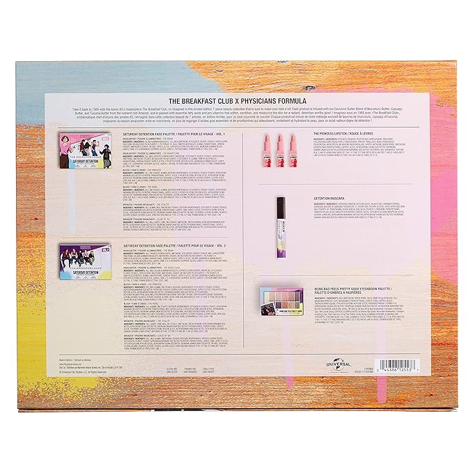 Physicians Formula The Breakfast Club Full Makeup Collection, Bronzers, Blushes, Highlighters, Mascara, 12-Pan Eyeshadow Palette, For Sensitive Skin-Velvo Beauty