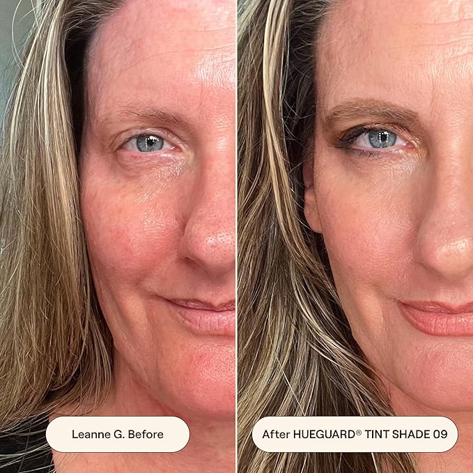 Live Tinted Hueguard Skin Tint SPF 50 - Tinted Mineral Sunscreen with Light-Medium Buildable Coverage With a Hydrating and Radiant Finish - Water and Sweat Resistant, 1.35 fl oz - Shade 09-Velvo Beauty