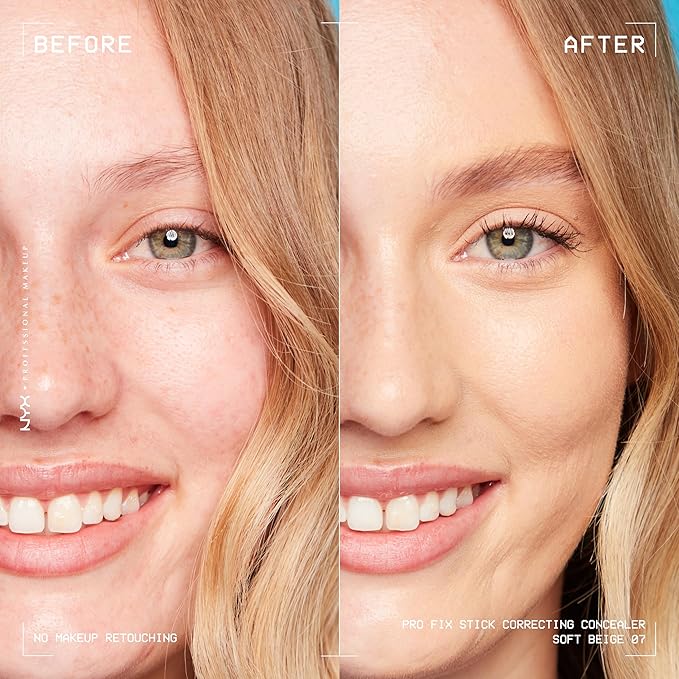 NYX PROFESSIONAL MAKEUP Pro Fix Stick Correcting Concealer, Buildable Medium Coverage Concealer Stick - Soft Beige-Velvo Beauty