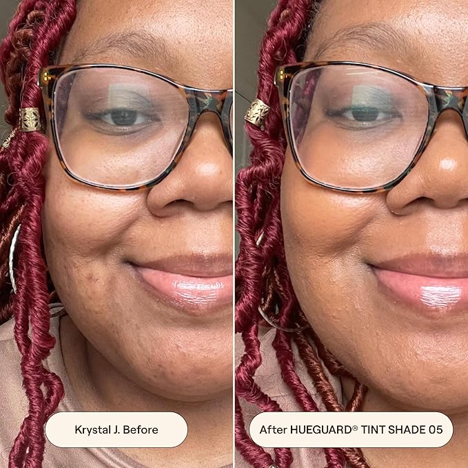 Live Tinted Hueguard Skin Tint SPF 50 - Tinted Mineral Sunscreen with Light-Medium Buildable Coverage With a Hydrating and Radiant Finish - Water and Sweat Resistant, 1.35 fl oz - Shade 05-Velvo Beauty