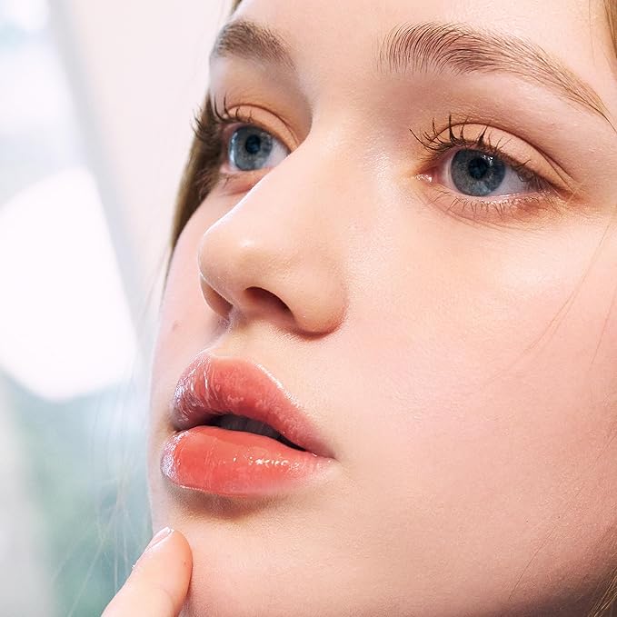 AOU GLOWY TINT BALM Tinted Lip Balm with Natural Gloss Instant Hydration for Chapped Lips 0.12Oz (02 Persimmon Balm)-Velvo Beauty