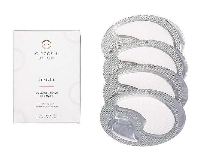CIRCCELL Insight Collagen Eye Treatment Masks, collagen eye mask, eye bags treatment, under eye pads, 4 treatments-Velvo Beauty