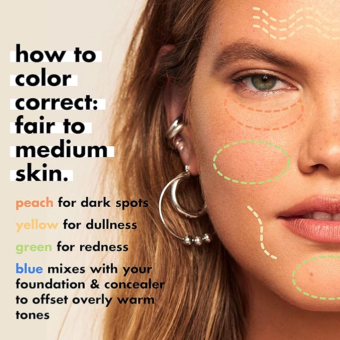 e.l.f. Camo Color Corrector, Hydrating & Long-Lasting Color Corrector For Camouflaging Discoloration, Dullness & Redness, Vegan & Cruelty-Free, Blue-Velvo Beauty