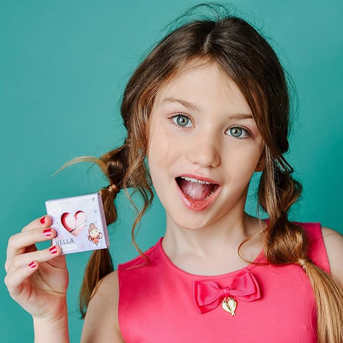 MISS NELLA Kids Bag of Wonders, Makeup & Nail Polish Set Safe and Fun Gift - Hypoallergenic, Dermatologically Tested Kid-Friendly, Non-Toxic, Cosmetic Bag Included – Special Edition-Velvo Beauty