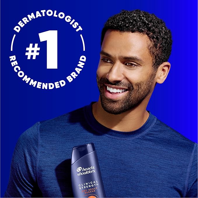 Head & Shoulders Clinical Dandruff Defense + Dry Scalp Rescue Shampoo 13.5 oz Twin Pack-Velvo Beauty