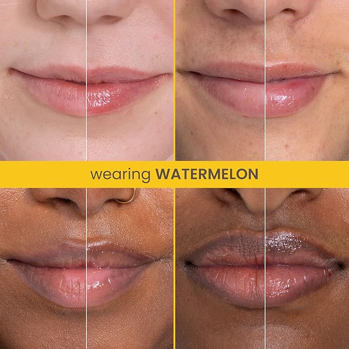 Burt's Bees Rescue Lip Relief, Watermelon & Berry Medley, Hydrating Lip Balm for Dry Cracked Lips, with Responsbily Sourced Beeswax and Shea Butter, 100% Natural Origin, 2 Pack, 0.35oz-Velvo Beauty