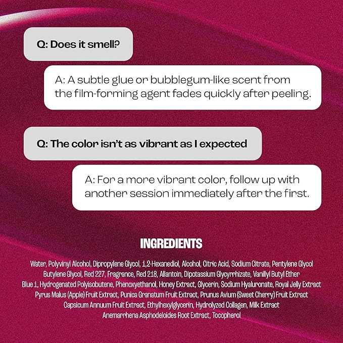 Rouge Star Plumping Lip Tattoo (0.17 oz) - 72-HR Long Lasting Waterproof Peel Off Lip Stain - Transfer-Proof, Non -Sticky Hydrating Matte Lip Tint Tattoo (Plum Berry)-Velvo Beauty