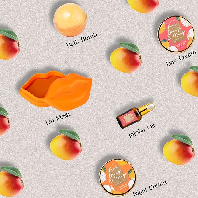 Mother's Day Gift for Mom - Luxury 20-Piece Tropical Spa Gift Set for Women, Bath & Body Care Kit with Shower Gel, Makeup Bag | Christmas, Valentine's, Birthday, Relaxation Gift for All Occasions-Velvo Beauty