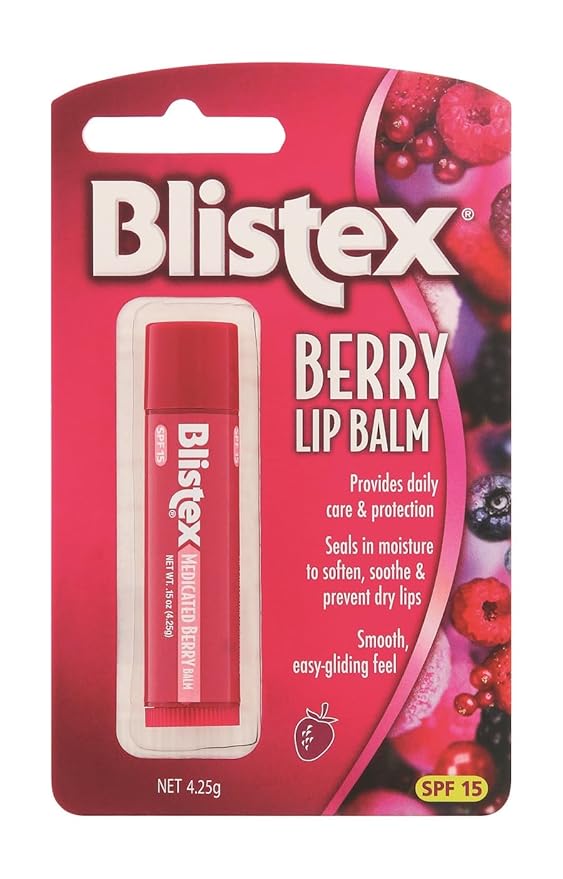 Blistex Berry Medicated S Size .15z-Velvo Beauty