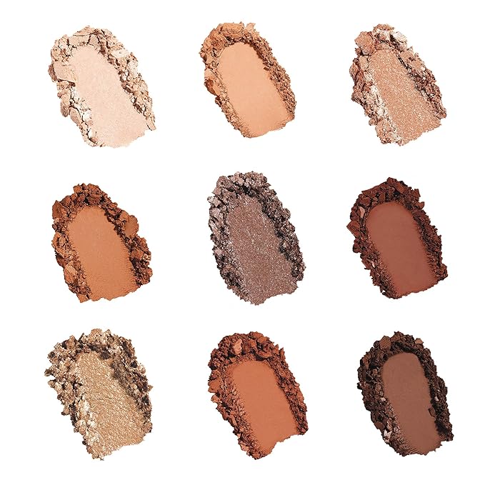 Sigma Beauty On-the-Go Eyeshadow Palette - Spicy - 9 Bold Eyeshadow Shades in Matte, Shimmer and Metalic Finishes - Highly Pigmented Vegan Eye Makeup Palette - Clean Beauty Products-Velvo Beauty