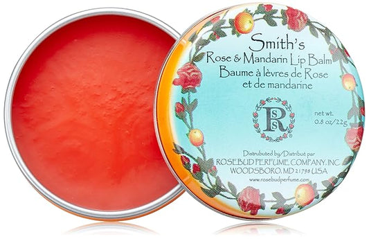 Rosebud Smith's Lip Balm, Rose and Mandarin, 0.8 Ounce-Velvo Beauty