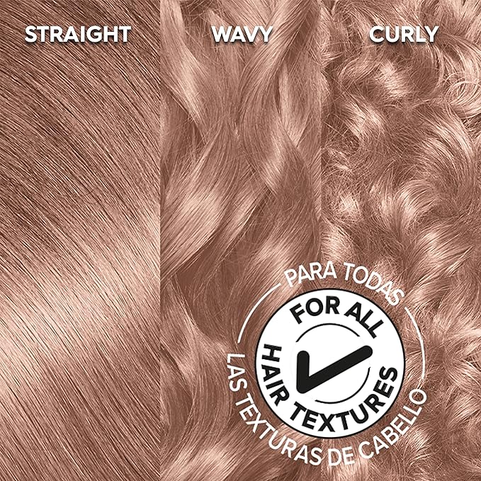 Garnier Hair Color Olia Ammonia-Free Brilliant Color Oil-Rich Permanent Hair Dye, 8.22 Medium Rose Gold, 2 Count (Packaging May Vary) (Pack of 2)-Velvo Beauty