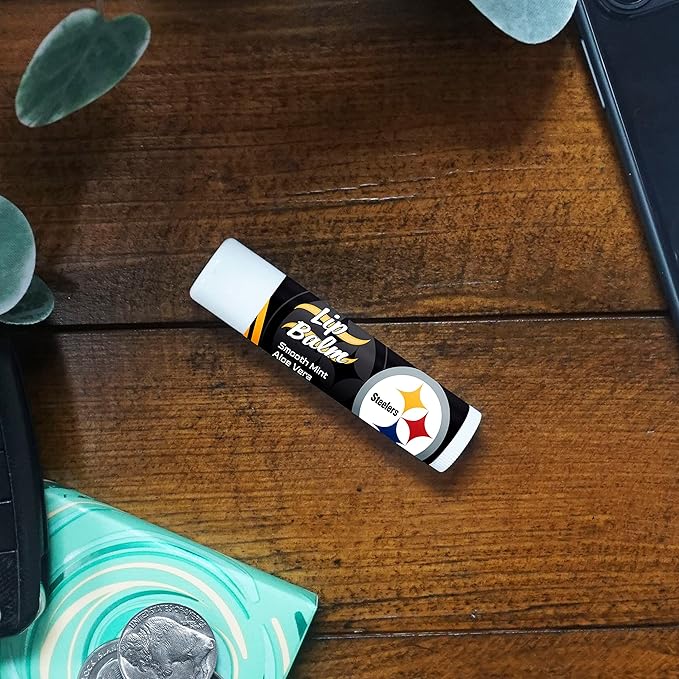 FANMATS 34733 Pittsburgh Steelers Smooth Mint SPF 15 Lip Balm-Velvo Beauty