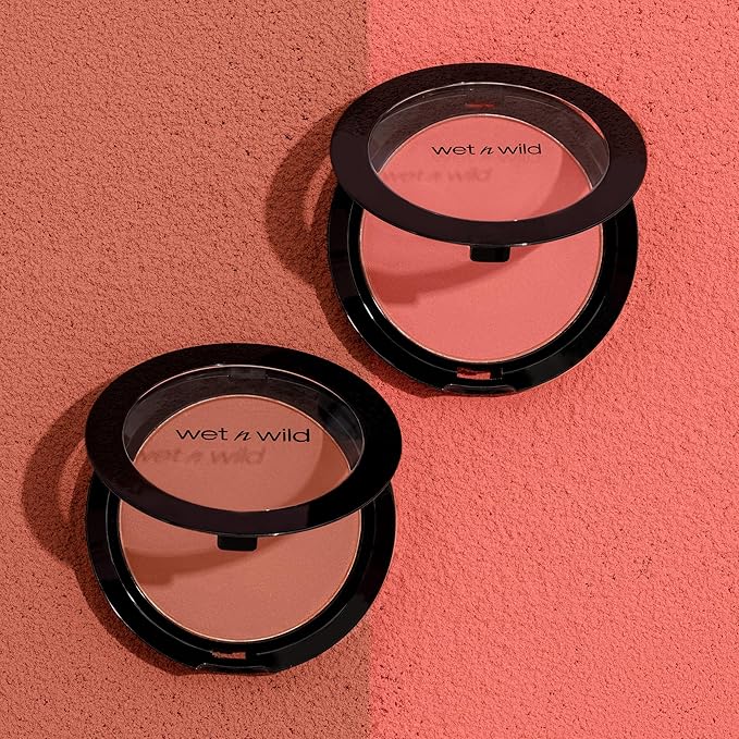 wet n wild Color Icon Blush, Effortless Glow & Seamless Blend infused with Luxuriously Smooth Jojoba Oil, Sheer Finish with a Matte Natural Glow, Cruelty-Free & Vegan - Naked Brown-Velvo Beauty