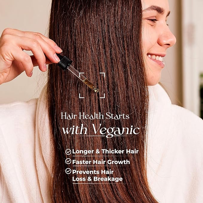 Natural Hair Growth Oil for Women infused with 10 Premium Botanic Oils plus Organic Rosemary Oil for Hair Growth | Salon-Grade Volumizing & Nourishment | Non-GMO Verified | 30-Day Supply-Velvo Beauty