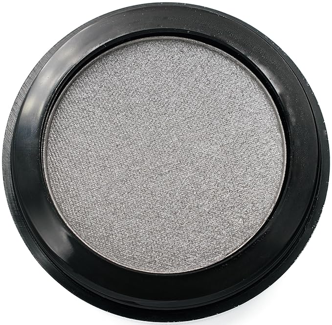 Platinum Silver Shimmering Gray Grey Pewter Pressed Powder Single Vegan Eyeshadow; Talc, Paraben & Cruelty Free-Velvo Beauty
