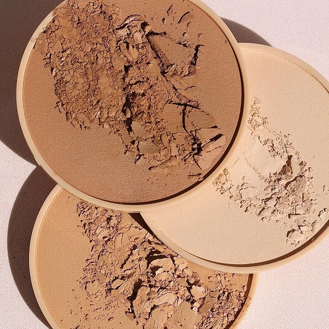 Wander Beauty Wanderlust Powder Foundation - Tan - Blurs and Evens Skin Tone - Perfects and Hydrates With Hyaluronic Acid, Aloe, Honeysuckle, & Vitamin E - Lightweight, Buildable Coverage - 0.31 oz-Velvo Beauty