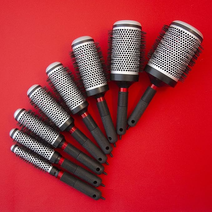 Cricket Technique Thermal Hair Brush #450 3.25” Curling, and Styling – Heat-Retaining Barrel with Anti-Static Tourmaline Bristles, Round Thermal Brush, Ideal for All Hair Types-Velvo Beauty