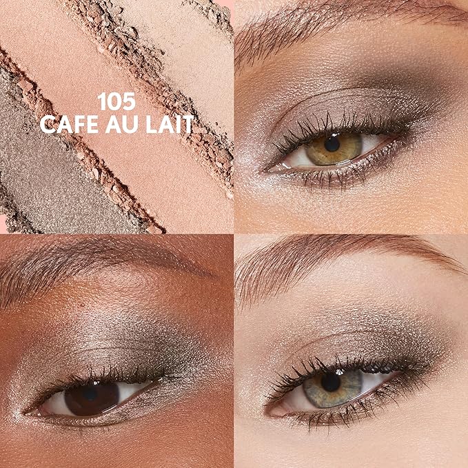 COVERGIRL - Eye Enhancers 3-Kit Eyeshadow, silky, sheer formula, double ended applicator, 100% Cruelty-free-Velvo Beauty