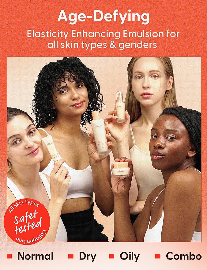 It'S SKIN Collagen Nutrition Emulsion - Marine Collagen Volume & Firming Facial Lotion, Intense Revitalizing & Elasticity for Rough and Aging Skin, 5.07 fl.oz.-Velvo Beauty