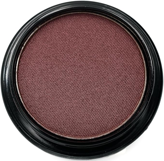 Wine Deep Purple Red Shimmer Pressed Powder Single Vegan Eyeshadow; Talc, Paraben & Cruelty Free-Velvo Beauty