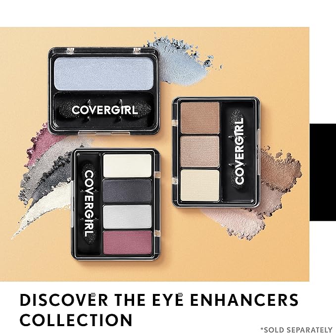 COVERGIRL - Eye Enhancers 1-Kit Eyeshadow, silky, sheer formula, double ended applicator, 100% Cruelty-free-Velvo Beauty