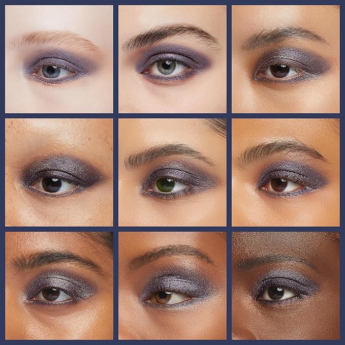 Twilight Shimmering Deep Blue Navy Pressed Powder Single Vegan Eyeshadow; Talc, Paraben & Cruelty Free-Velvo Beauty