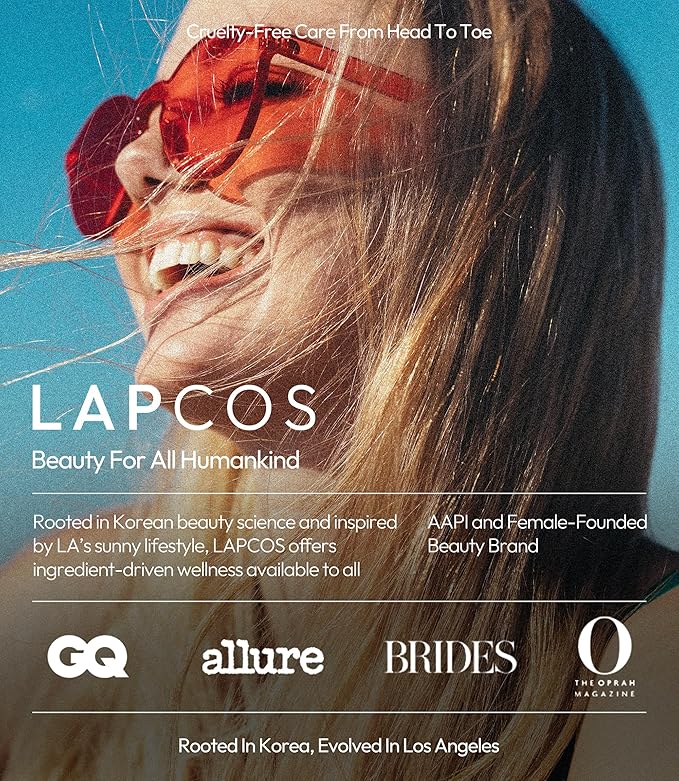 LAPCOS Escargot Sheet Mask, Daily Face Mask with Snail Filtrate to Moisturize and Soothe Skin, Korean Beauty Favorite, 5-Pack-Velvo Beauty