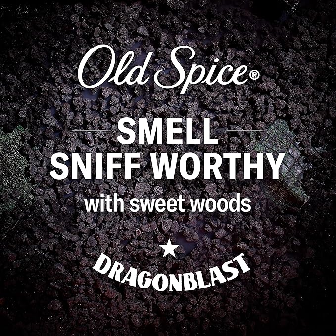 Old Spice Body Wash for Men, Dragonblast, Long Lasting Lather, 24 fl oz (Pack of 4)-Velvo Beauty