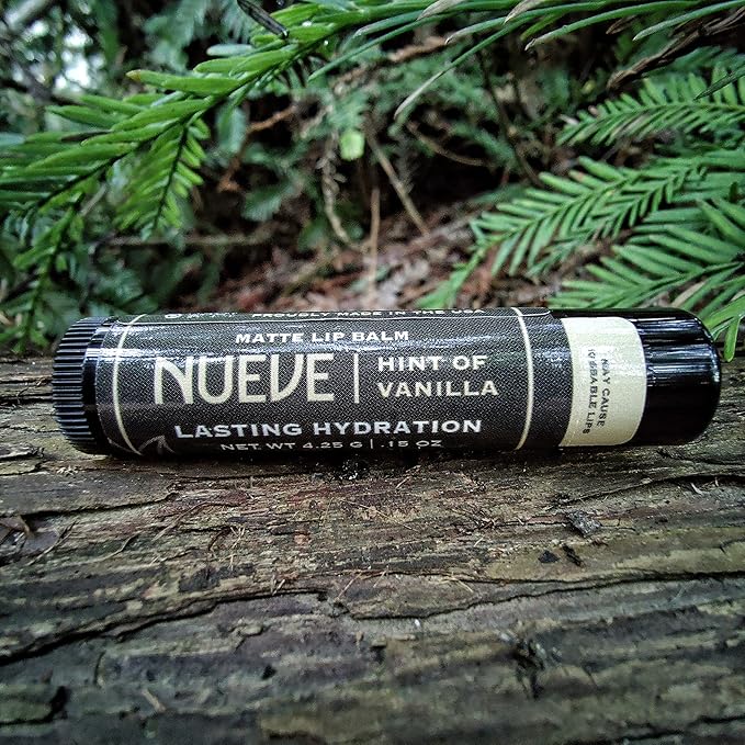 Lip Balm, Long-Lasting, Moisturizing Formula, Nourishing Lip Care, 100% Natural, Hint of Vanilla, Matte Finish (2)-Velvo Beauty