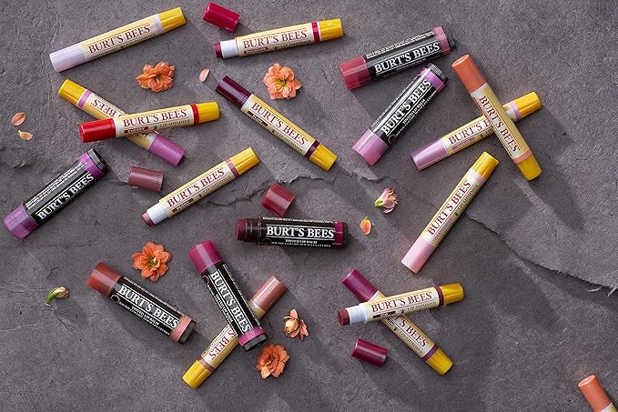 Burt's Bees 100% Natural Tinted Lip Balm, Sweet Violet with Shea Butter & Botanical Waxes - 1 Tube-Velvo Beauty