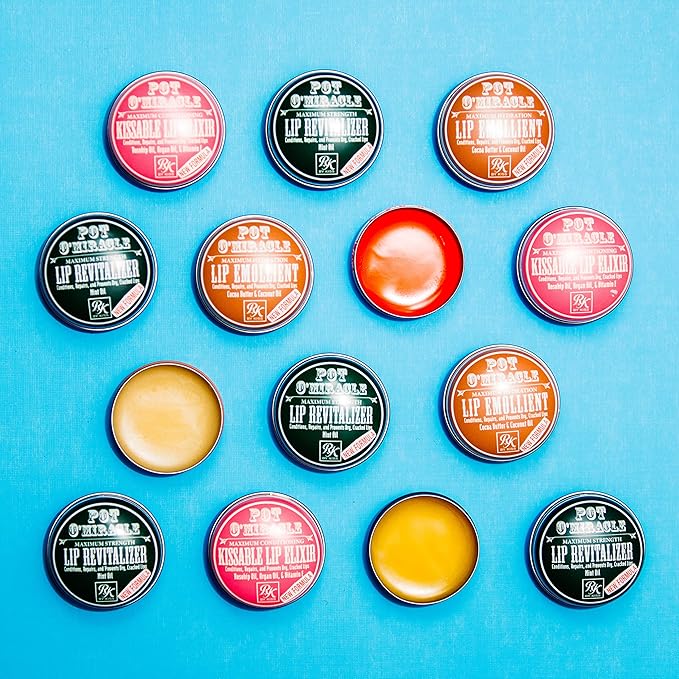 Ruby Kisses Pot O' Miracle Maximum Strength Lip Revitalizer Lip Balm (Mint-6 Pack)-Velvo Beauty