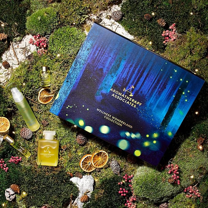 Aromatherapy Associates Wellness Wonderland, Luxurious Gift Collection of Bath and Shower Oils, Mists, Roller Balls and Gels. Made with Premium Essential Oils for Relaxation (14-Piece Set)-Velvo Beauty