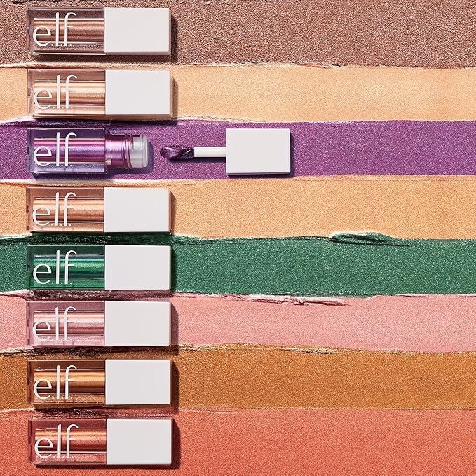 e.l.f. Liquid Metallic Eyeshadow, Quick-Drying, Long-Lasting, Gel-Based Formula For One-Swipe Pigmented Coverage, Vegan & Cruelty-Free, Galaxy-Velvo Beauty